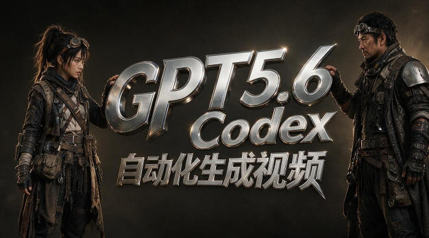 GPT5.6+Codex自动化视频生成：提示词设计×角色设定×封面海报×工作流思路，高效产出AI视频 - 项目资源网
