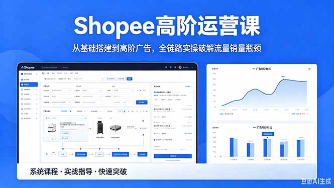 Shopee高阶运营课-2026年5月更新，从基础搭建到高阶广告，全链路实操破解流量销量瓶颈 - 项目资源网