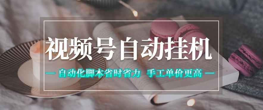 视频号自动挂G项目，自动化脚本省时省力，手工单价更高，日入300+全网最稳【揭秘】 - 项目资源网