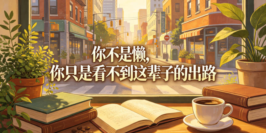付费文章：你不是懒，你只是看不到这辈子的出路 - 项目资源网