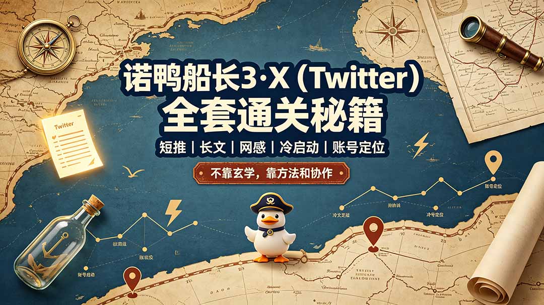 诺鸭船长3·X(Twitter - 项目资源网
