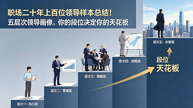 付费文章：职场二十年上百位领导样本总结！五层次领导画像，你的段位决定你的天花板 - 项目资源网