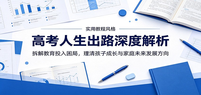 高考人生出路深度解析:拆解教育投入困局,理清孩子成长与家庭未来发展方向 - 项目资源网