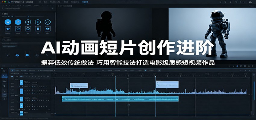 AI动画短片创作进阶：摒弃低效传统做法，巧用智能技法打造电影级质感短视频作品 - 项目资源网