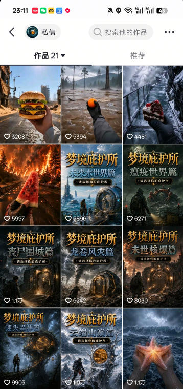 抖音7.6W粉丝博主的梦境庇护所类AI动画教学，从0到1教你制作爆款第一人称POV庇护所视频，全平台发布撸广告分成收益 - 项目资源网