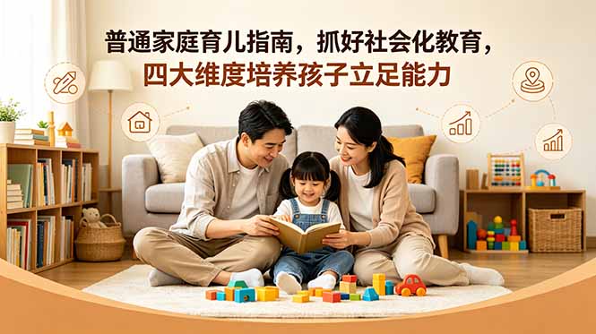 付费文章：普通家庭育儿指南，抓好社会化教育，四大维度培养孩子立足能力 - 项目资源网