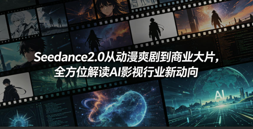 Seedance2.0从动漫爽剧到商业大片，全方位解读AI影视行业新动向 - 项目资源网