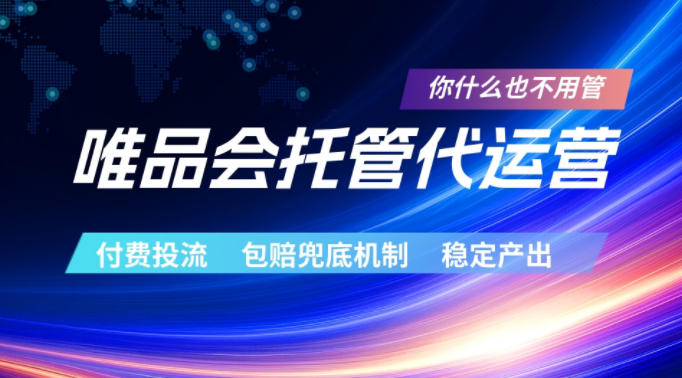唯品会托管代运营，付费投流玩法，包赔兜底机制，稳定产出【揭秘】 - 项目资源网