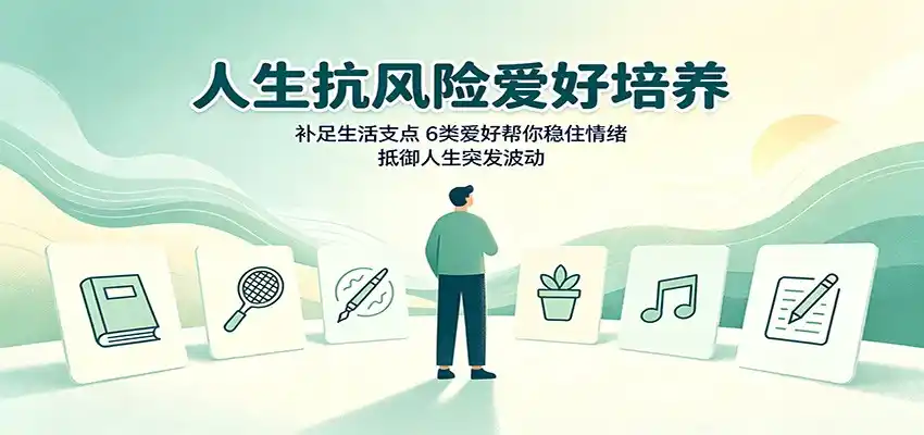 人生抗风险爱好培养：补足生活支点，6类爱好帮你稳住情绪，抵御人生突发波动 - 项目资源网