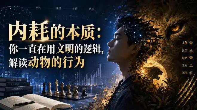 付费文章：内耗的本质：你一直在用文明的逻辑，解读动物的行为 - 项目资源网