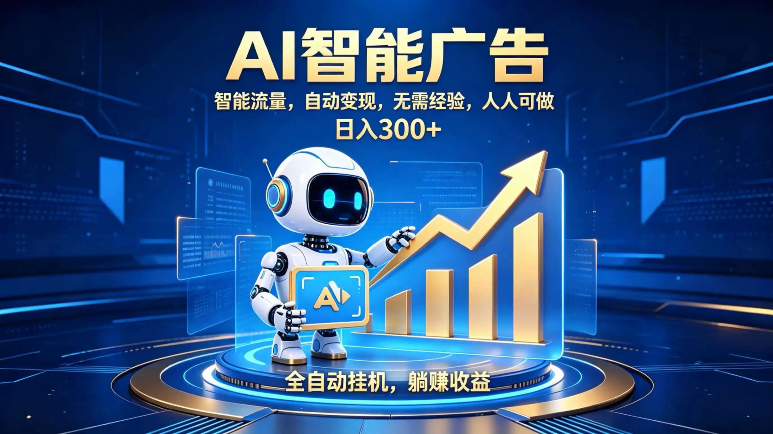 轻资产新赛道，全自动AI广告，打造持续收益 - 项目资源网