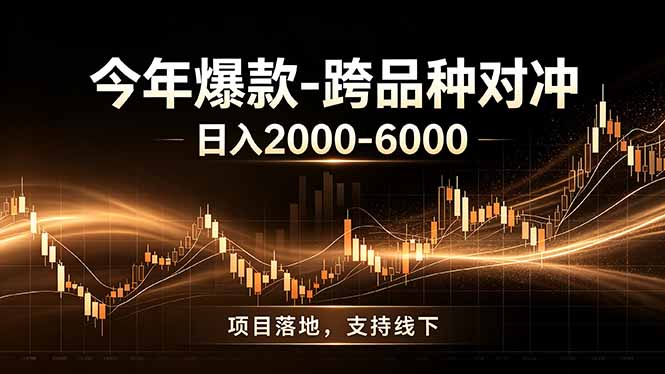 全新跨品种对冲模式上线！日稳定盈利 2000-6000，合规长久可批量放大 - 项目资源网