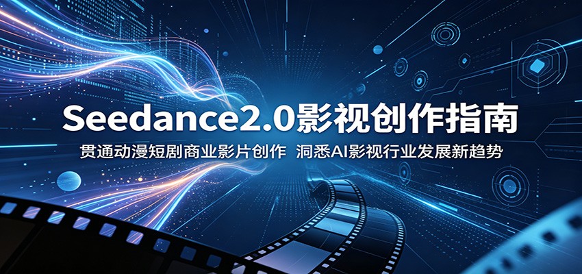 Seedance2.0影视创作指南：贯通动漫短剧商业影片创作，洞悉AI影视行业发展新趋势 - 项目资源网