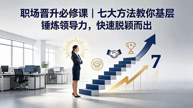 付费文章：职场晋升必修课｜七大方法教你基层锤炼领导力，快速脱颖而出 - 项目资源网