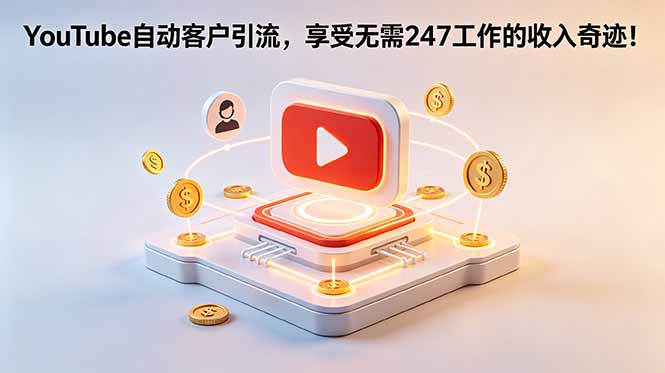 YouTube 自动客户引流，享受无需 247 工作的收入奇迹！【原创双语字幕】 - 项目资源网