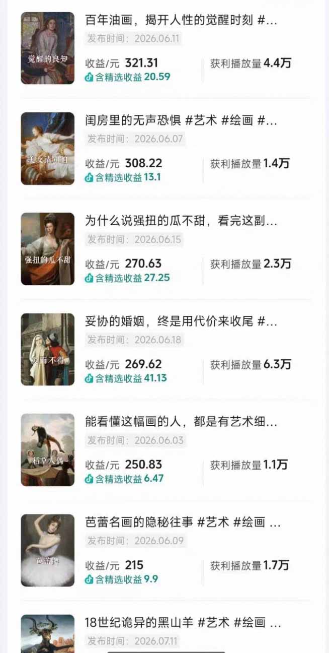 油画解说教学-398众筹来的技术：选题×对标×素材×文案×配音×剪辑×2天开精选×7天通9项权益 - 项目资源网