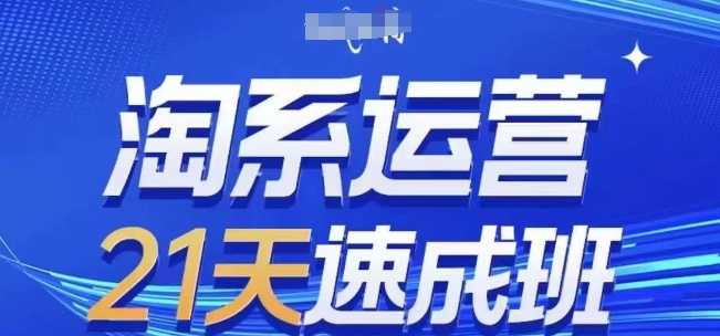 淘系运营21天速成班，0基础轻松搞定淘系运营，不做假把式，快速复制落地(更新26年5月) - 项目资源网