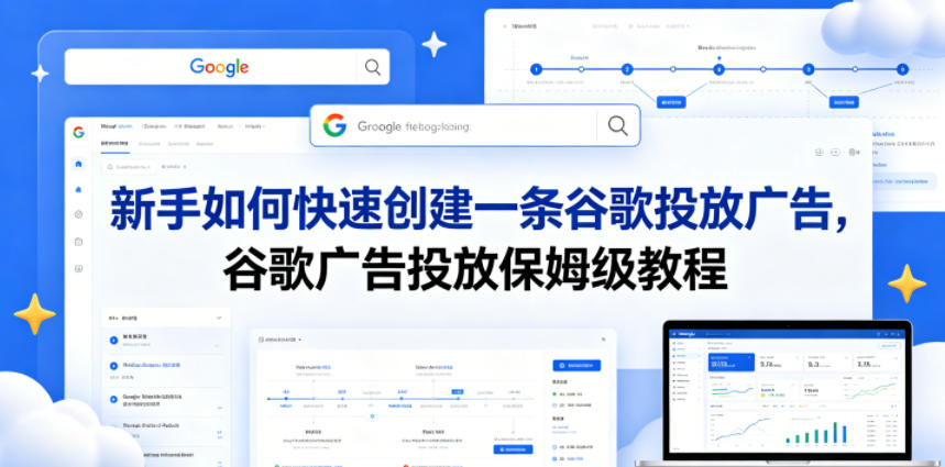 新手如何快速创建一条谷歌投放广告，谷歌广告投放保姆级教程 - 项目资源网