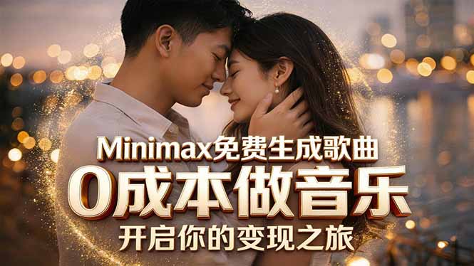 Minimax免费生成歌曲实测！0成本做音乐，说唱流行Lofi一键生成 - 项目资源网