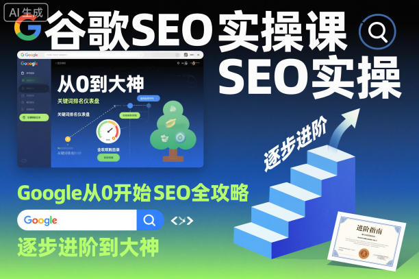 谷歌SEO实操课，Google从0开始SEO全攻略，逐步进阶到大神(更新26年) - 项目资源网