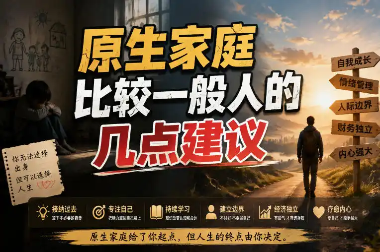 付费文章：给原生家庭比较一般人的几点建议 - 项目资源网