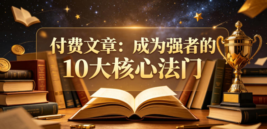 付费文章：成为强者的10大核心法门 - 项目资源网