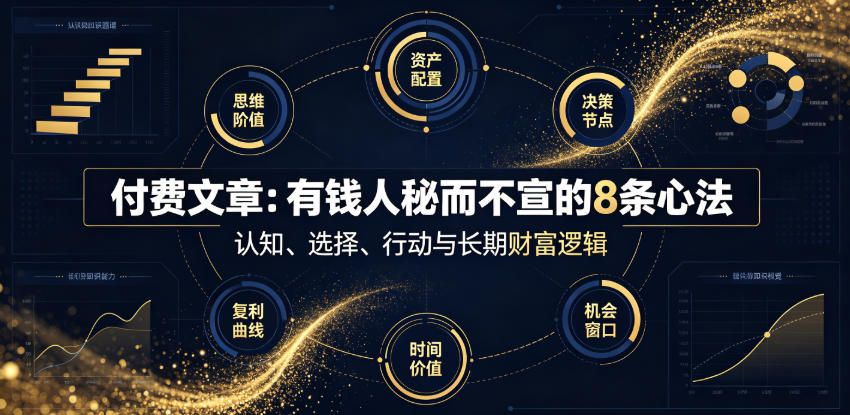 付费文章：有钱人秘而不宣的8条心法 - 项目资源网